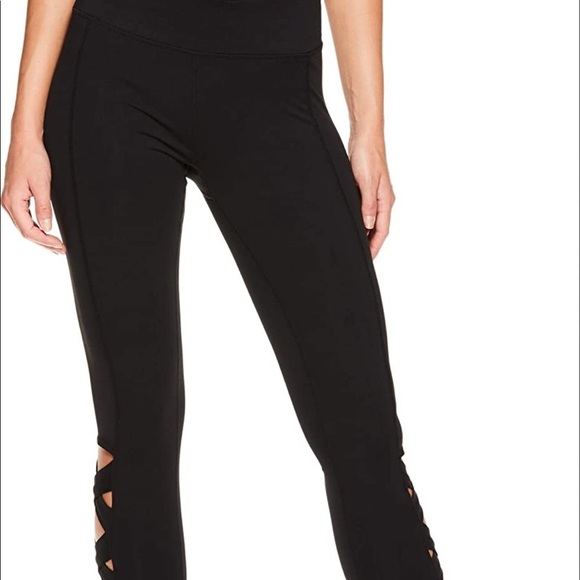 Gaiam Om Highrise Yoga Capri Pant In 